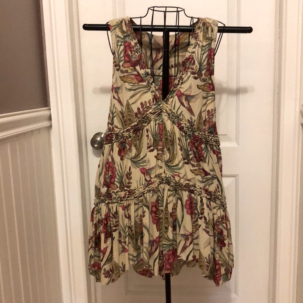 Free People Floral Top